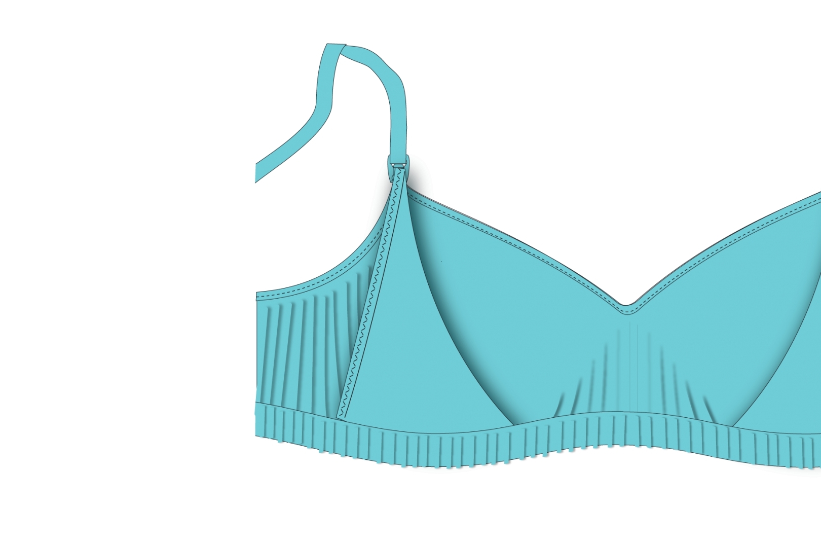 Cotton Candy Sleep & Yoga Nursing Bra Cake Maternity