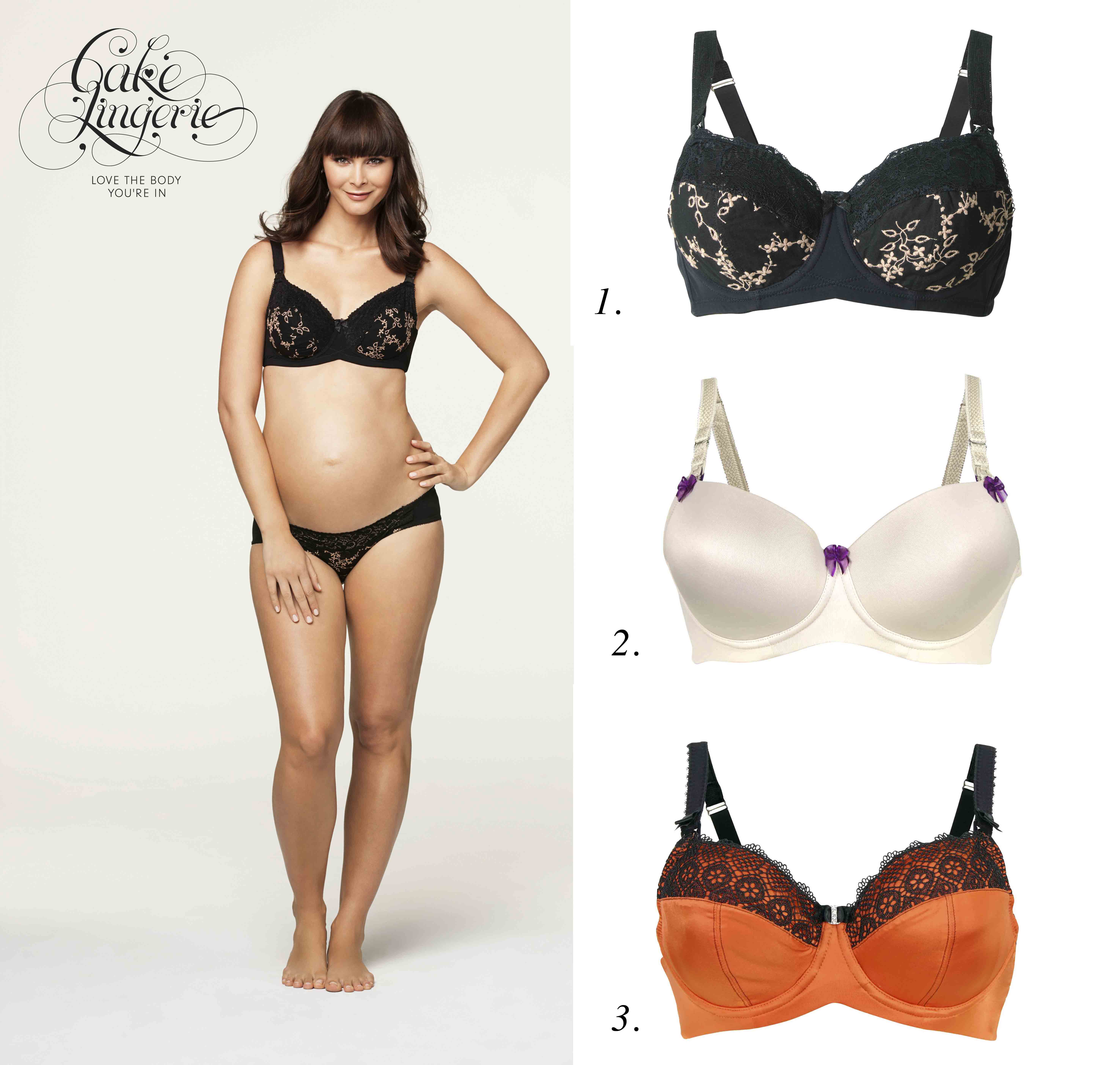 Flexi-wire maternity bras