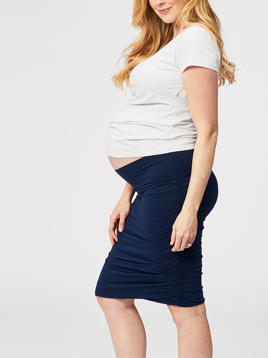 tiramisu maternity skirt - navy