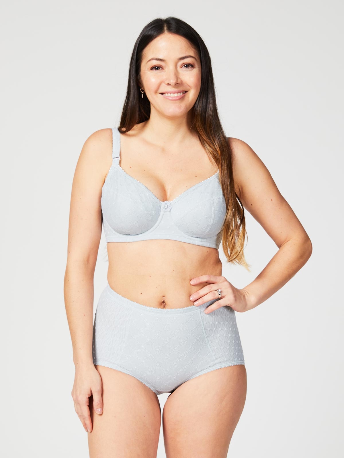 parfait nursing bra - grey