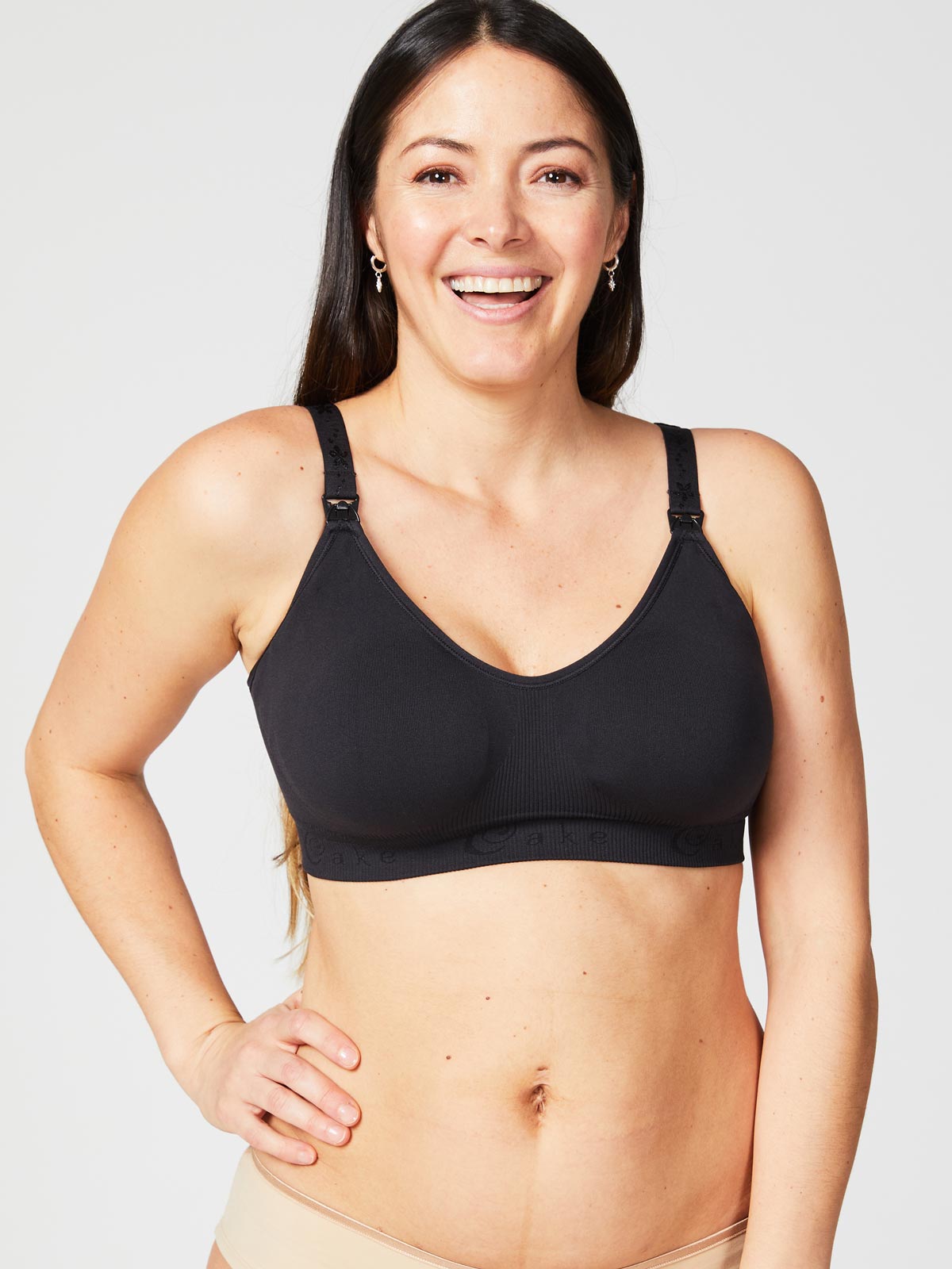 rock candy nursing bra - black