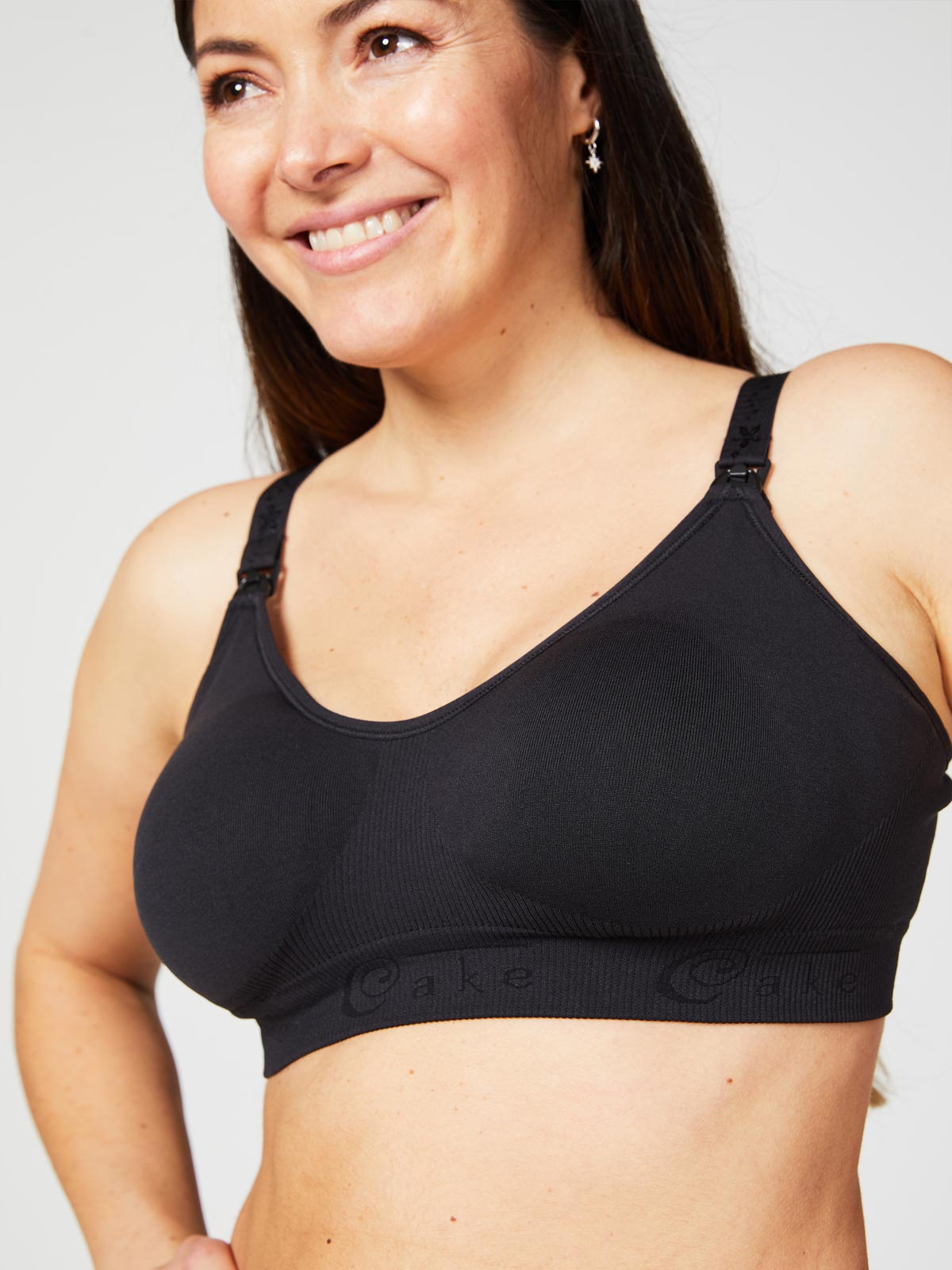rock candy nursing bra - black