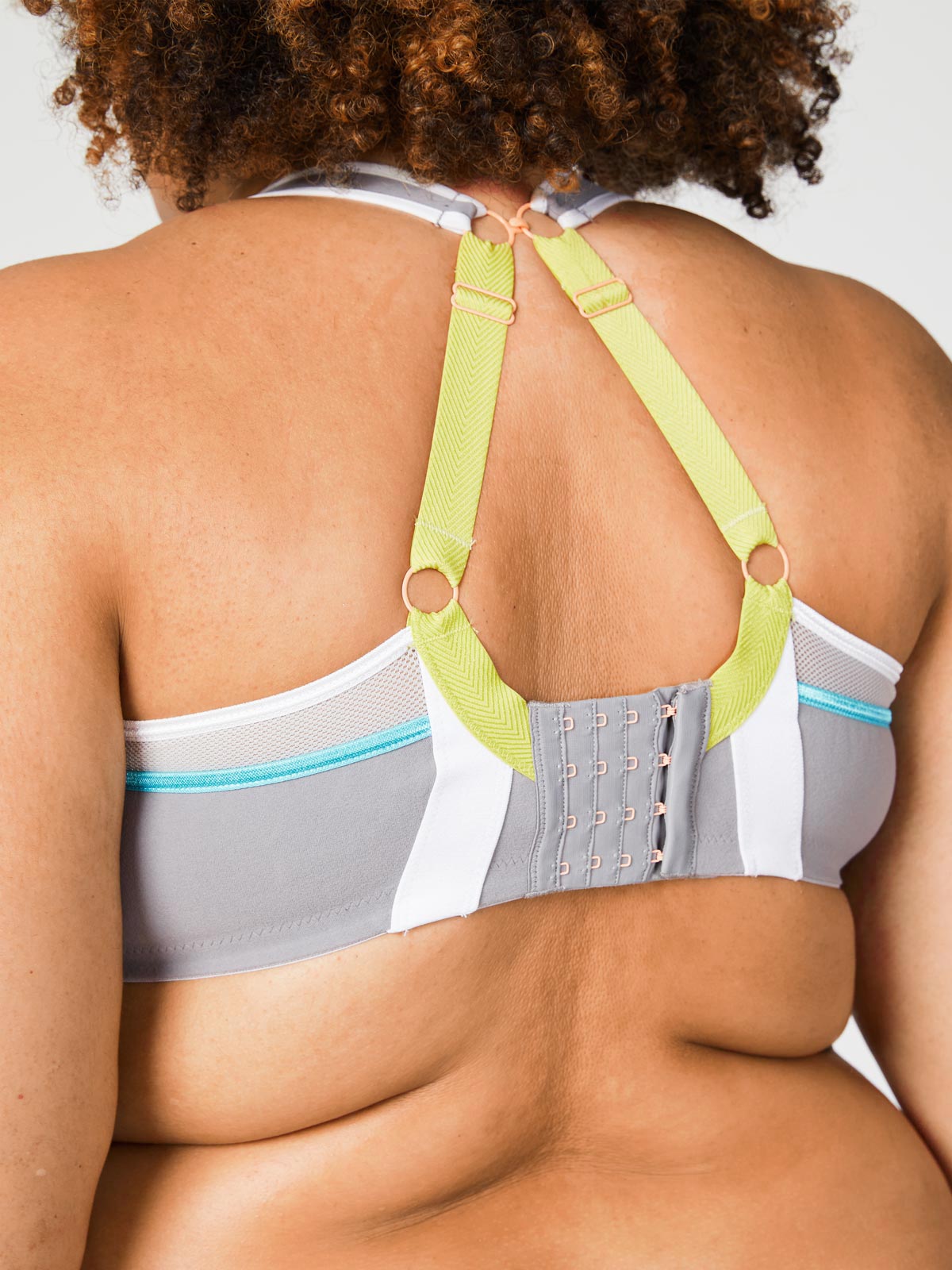zest nursing sports bra - grey