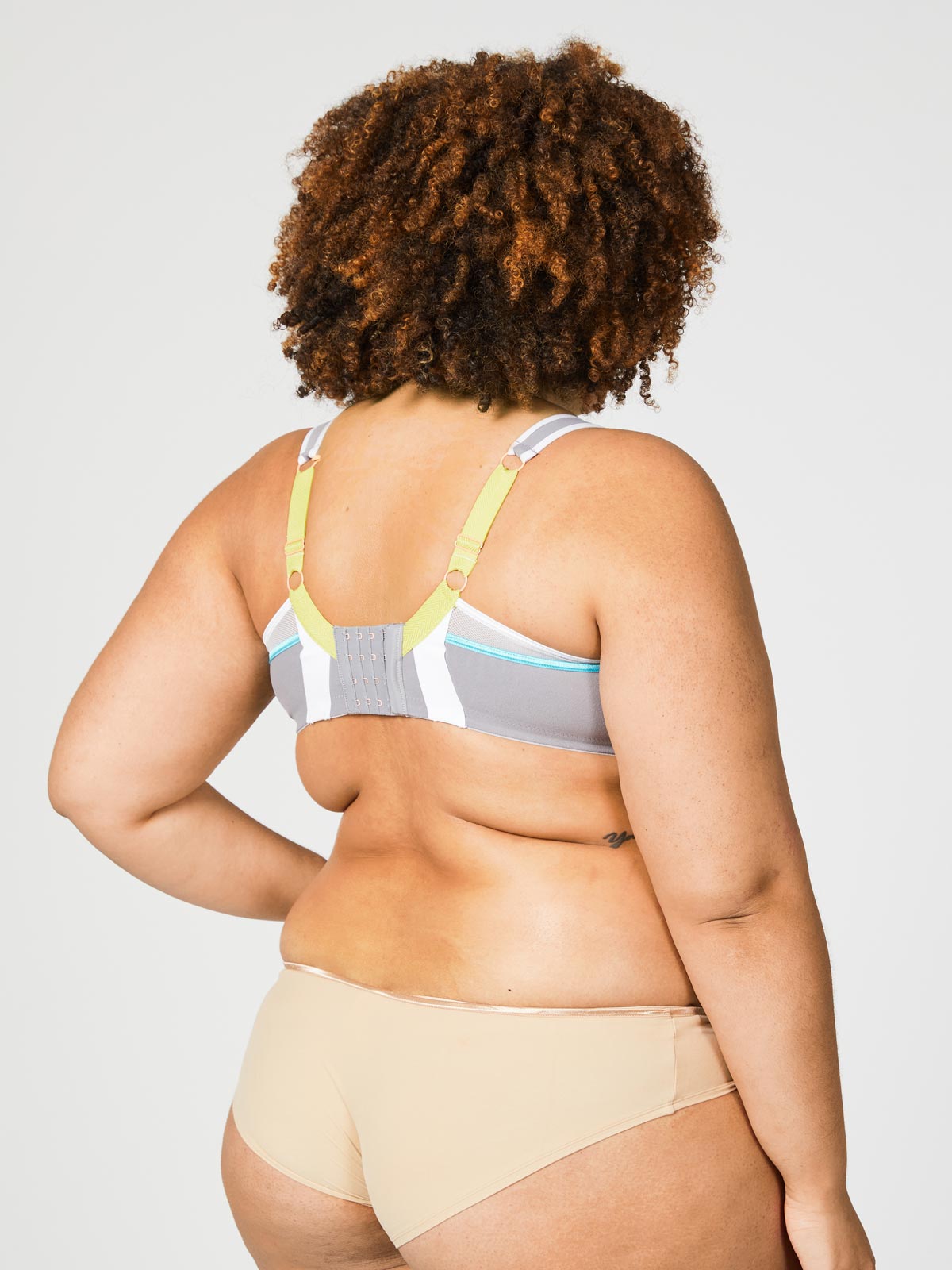 zest nursing sports bra - grey