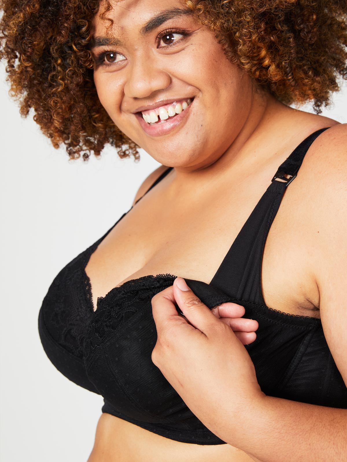 timtams nursing bra - black