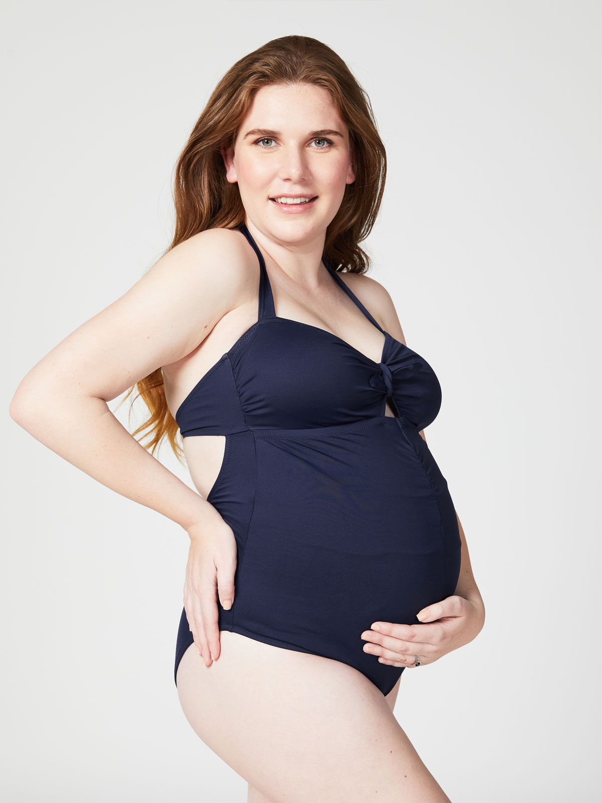 Cake Maternity Mineral One Piece Ruched Maternity Swimsuit (B-E Cups)