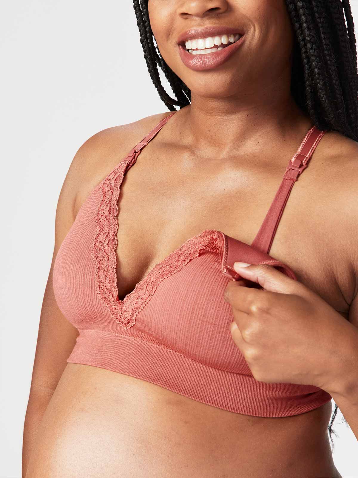 tutti frutti nursing bra - rust