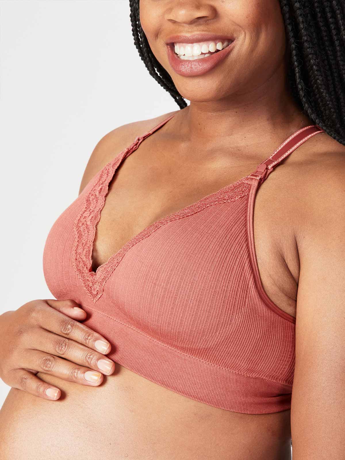 tutti frutti nursing bra - rust