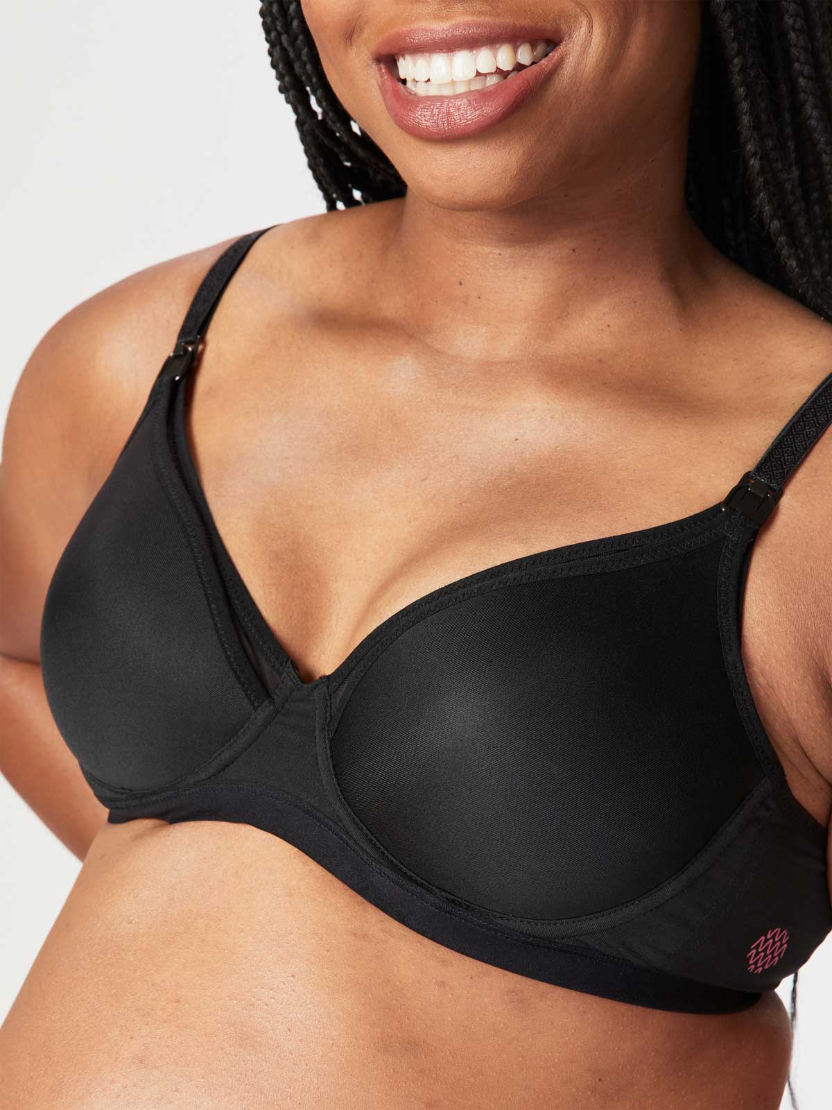 empower nursing bra - black