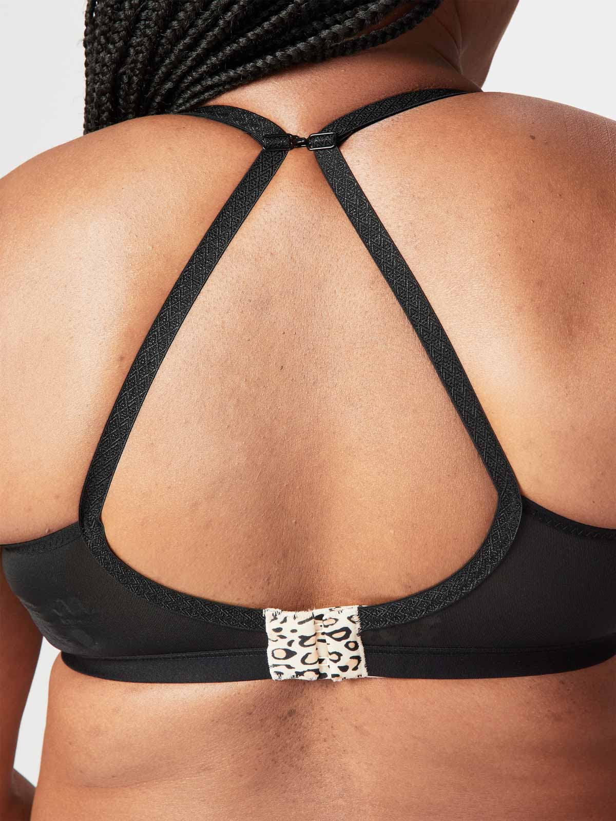 empower nursing bra - black