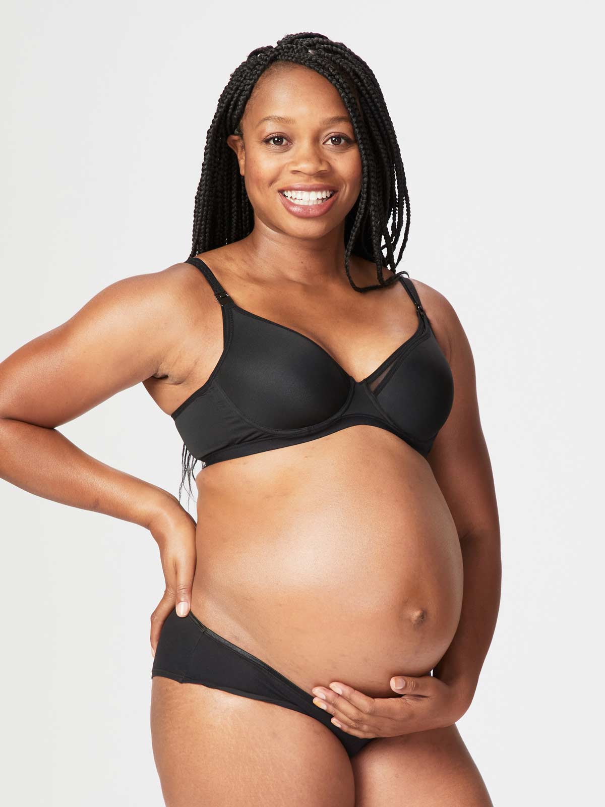empower nursing bra - black