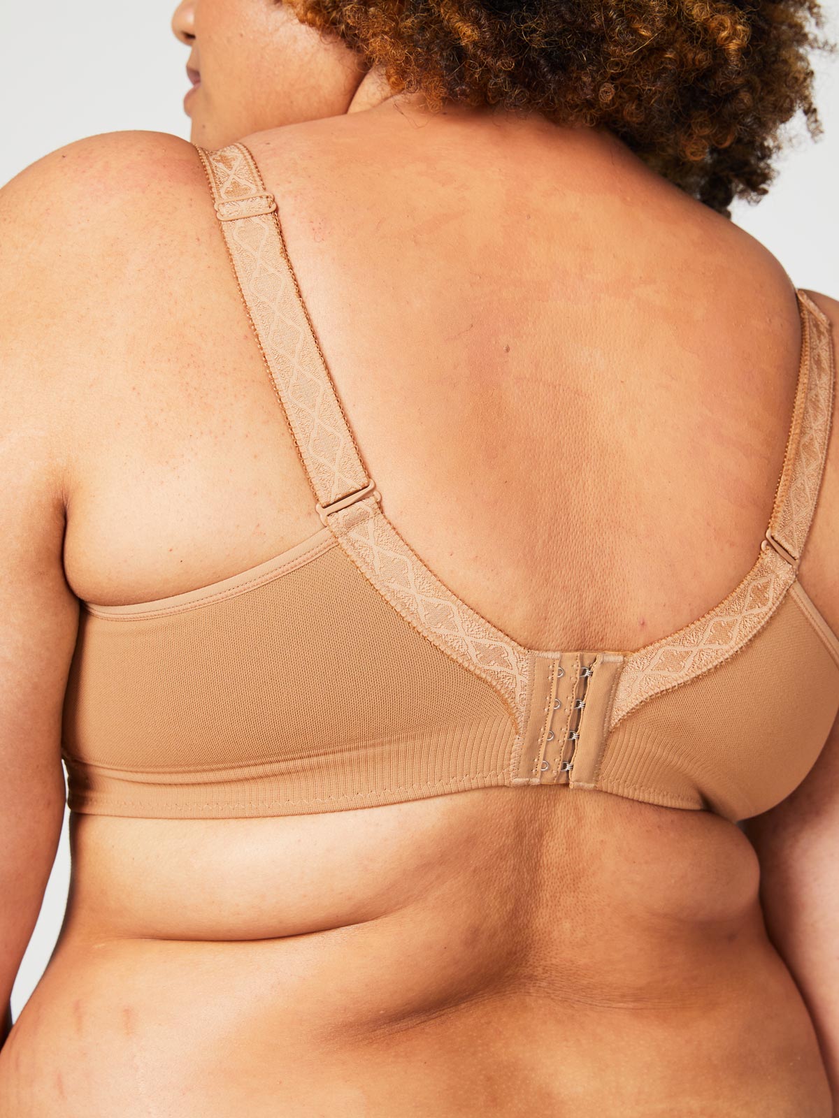popping candy nursing bra - mocha