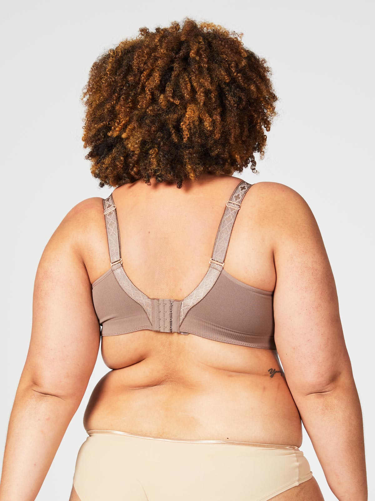 popping candy nursing bra - cocoa