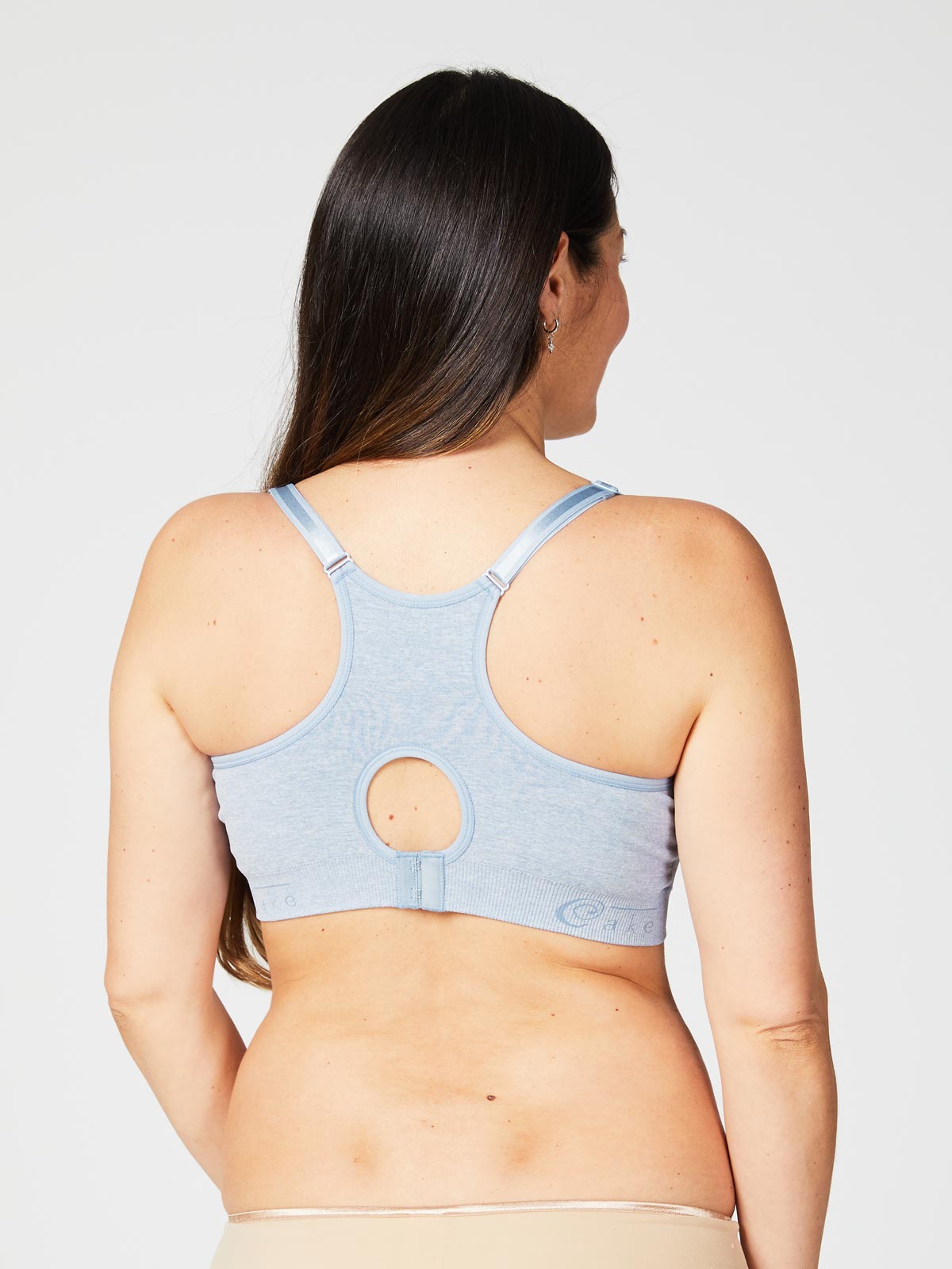 cotton candy nursing bra - heather bl
