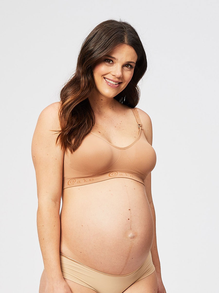 rock candy nursing bra - mocha