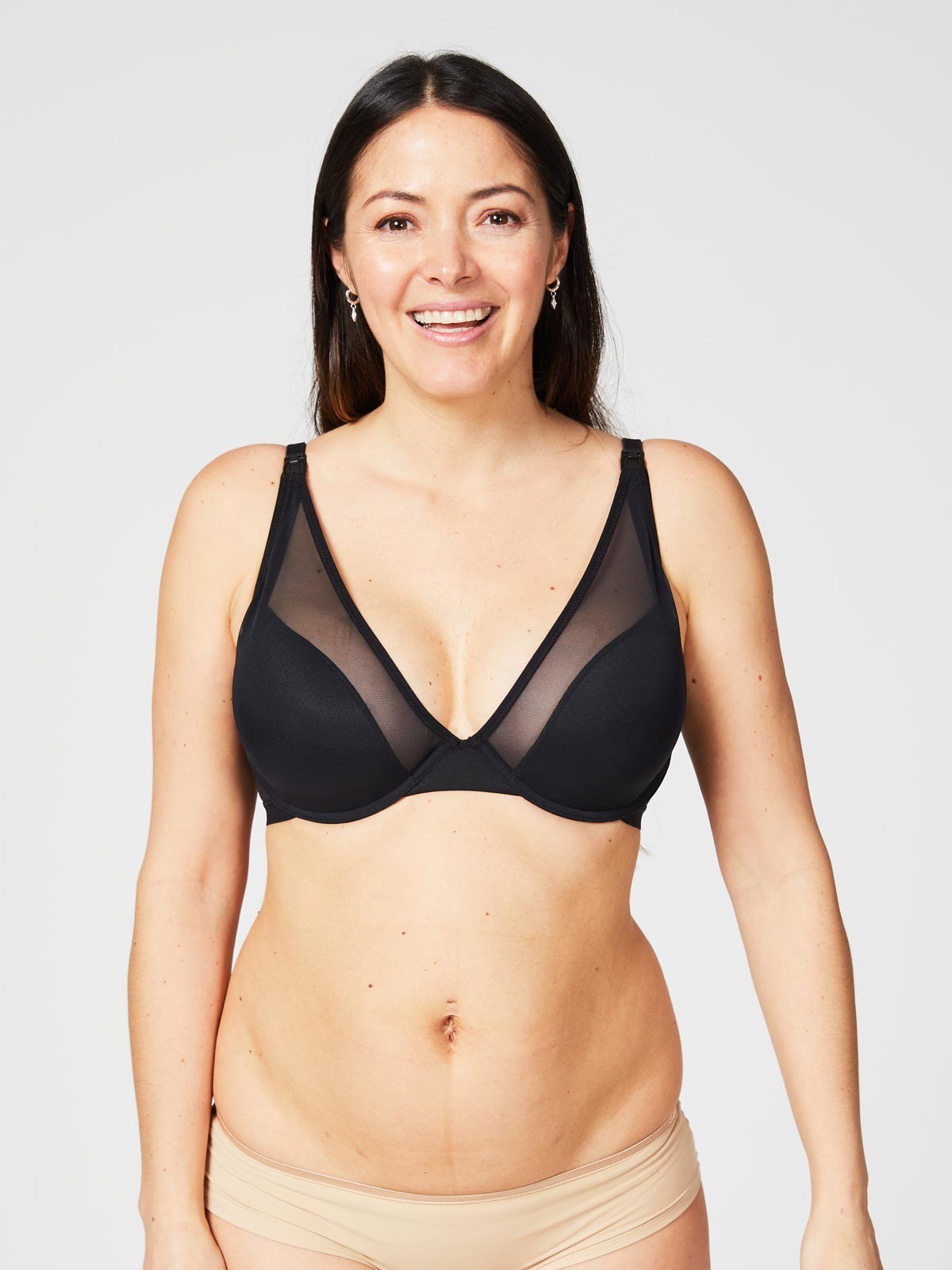viva nursing bra - black