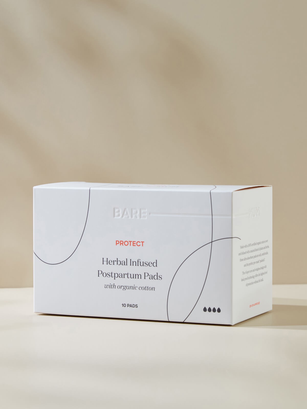 postpartum pads - various