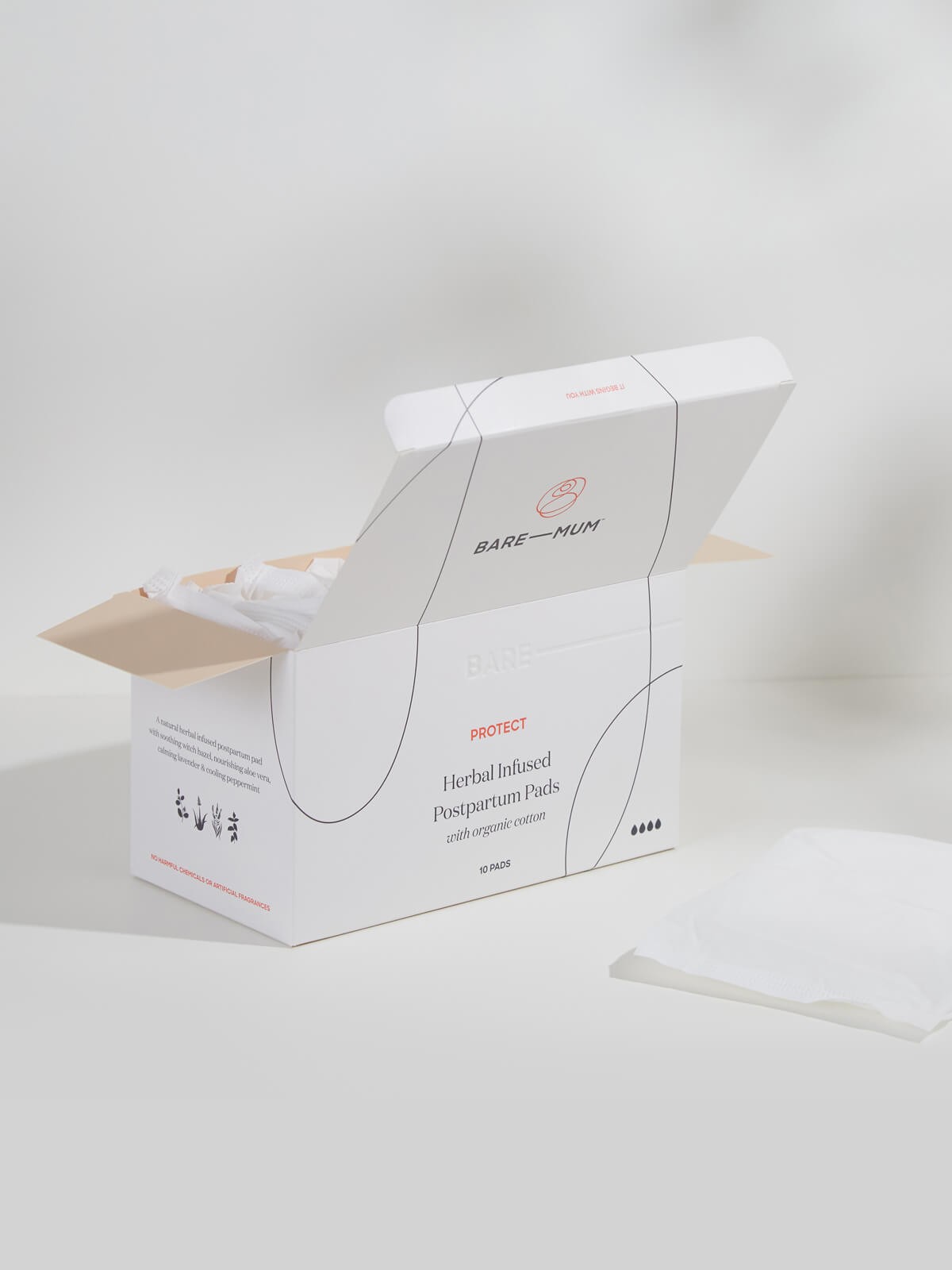 postpartum pads - various