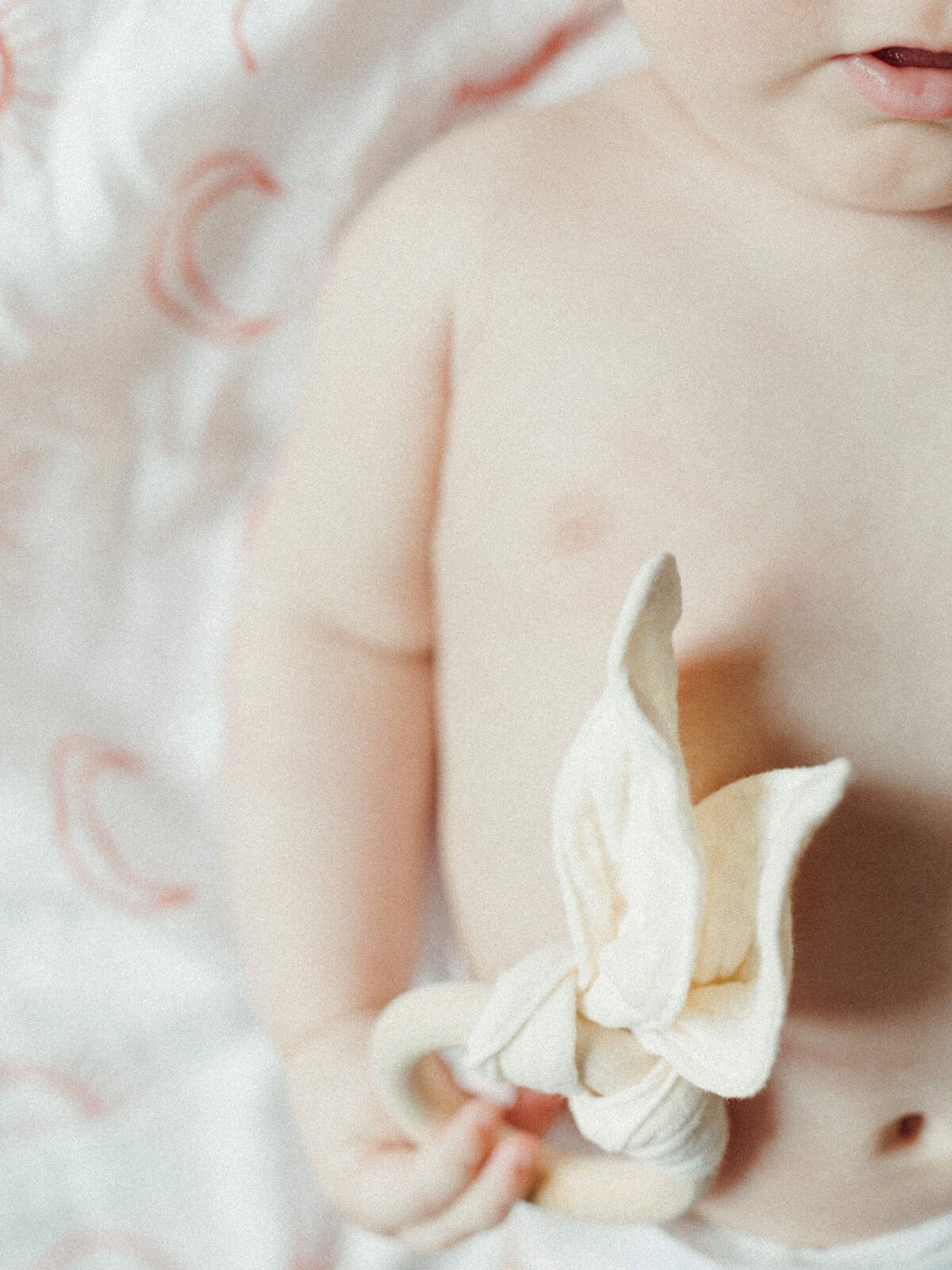 bunny teethers - cream