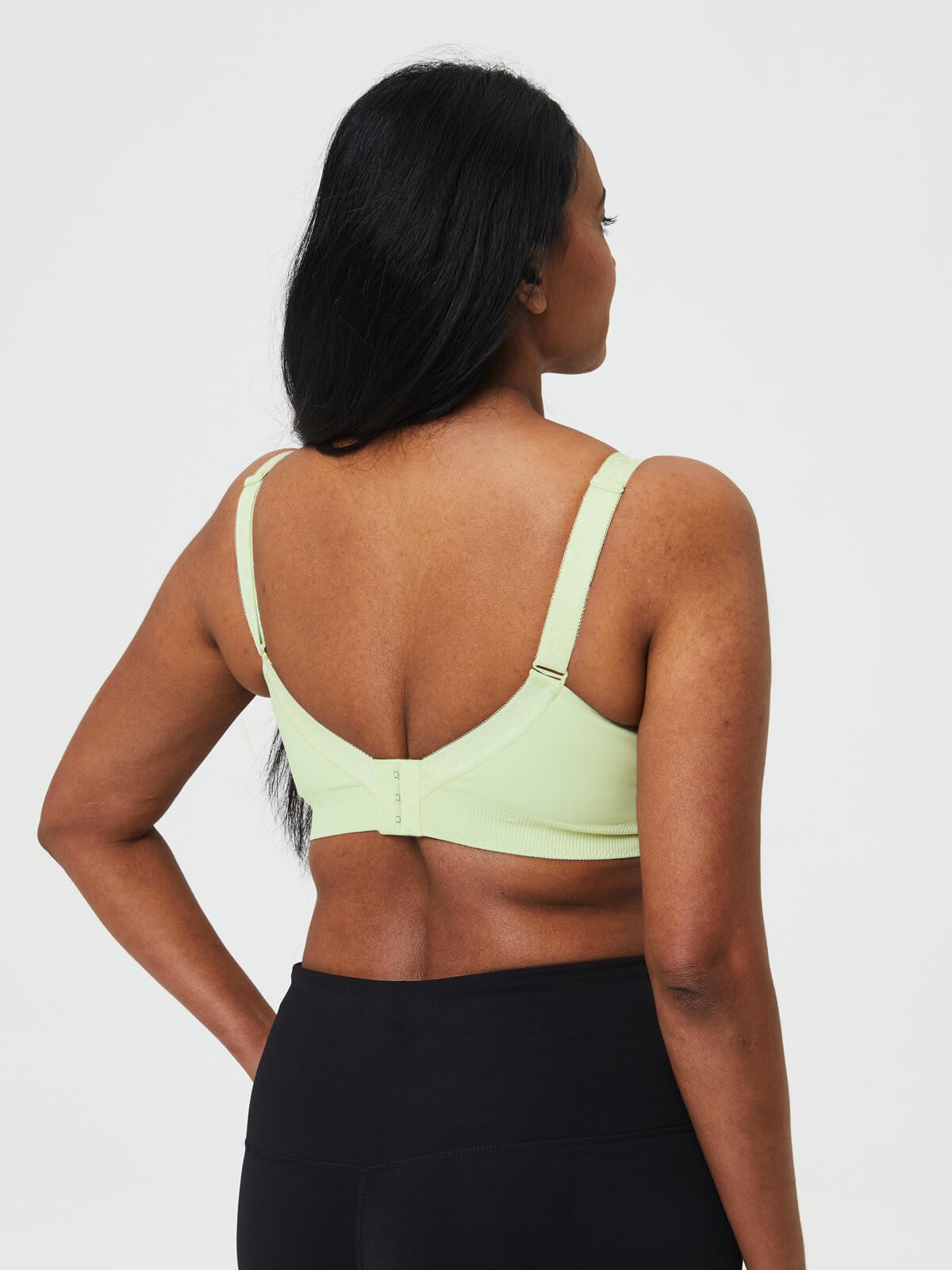 popping candy nursing bra - mint green