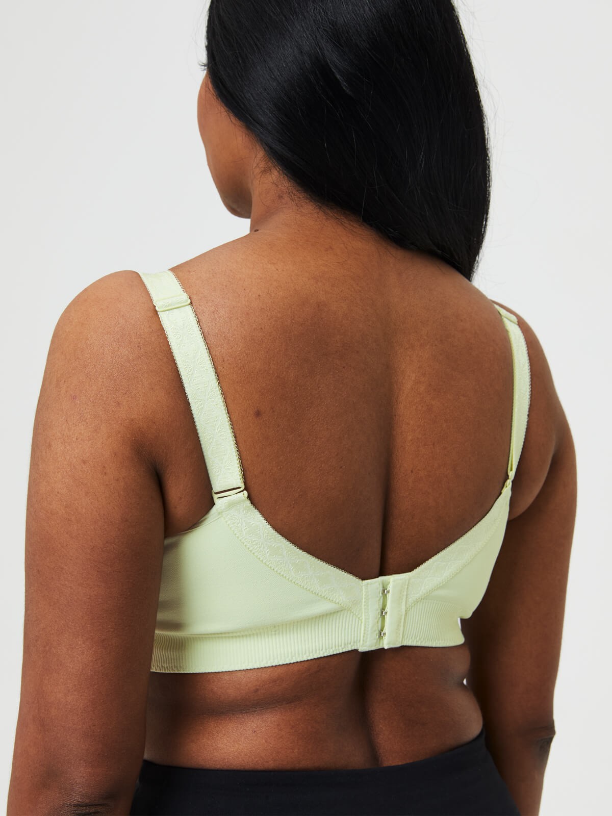 popping candy nursing bra - mint green