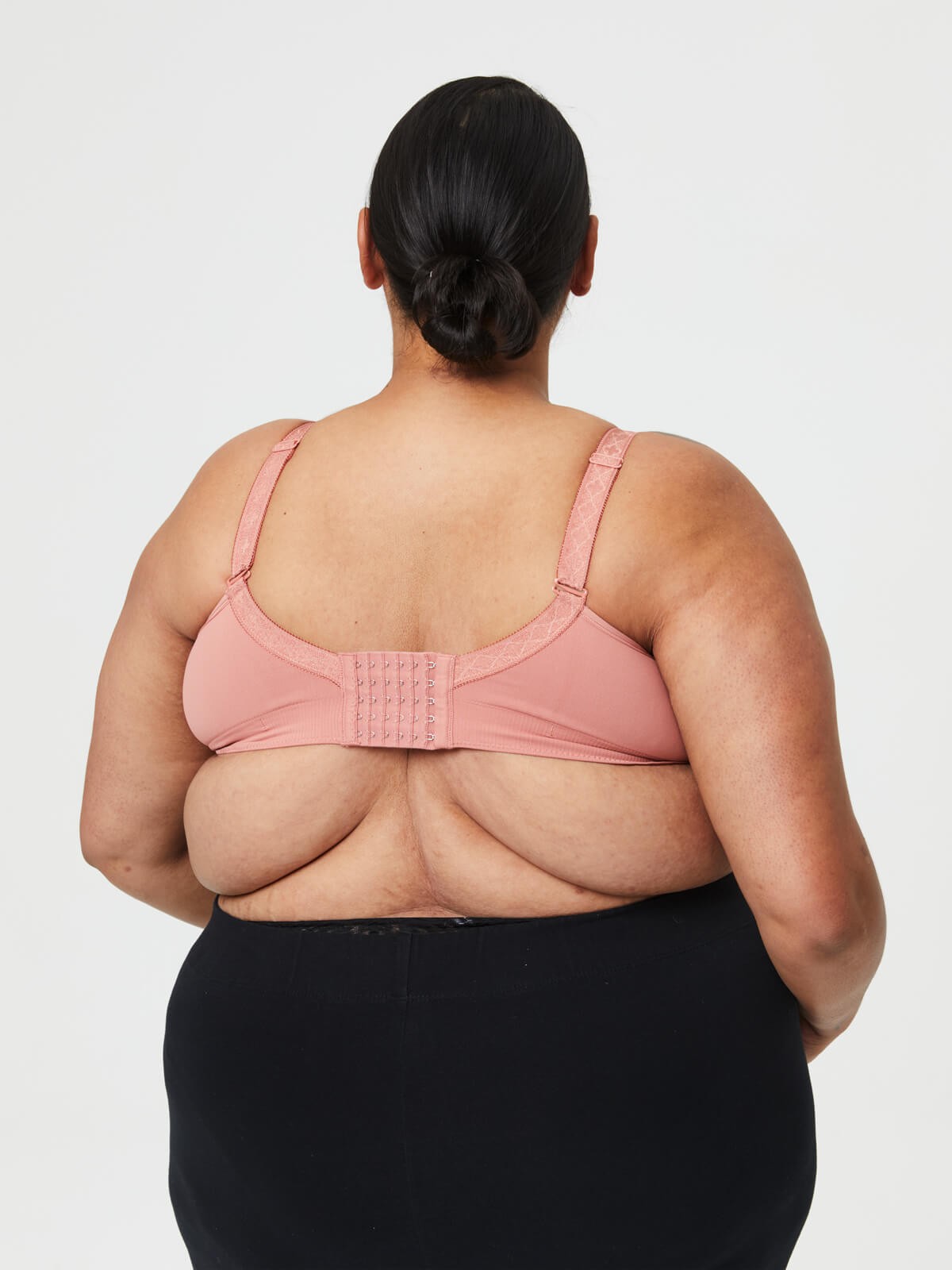 popping candy nursing bra - rosewood
