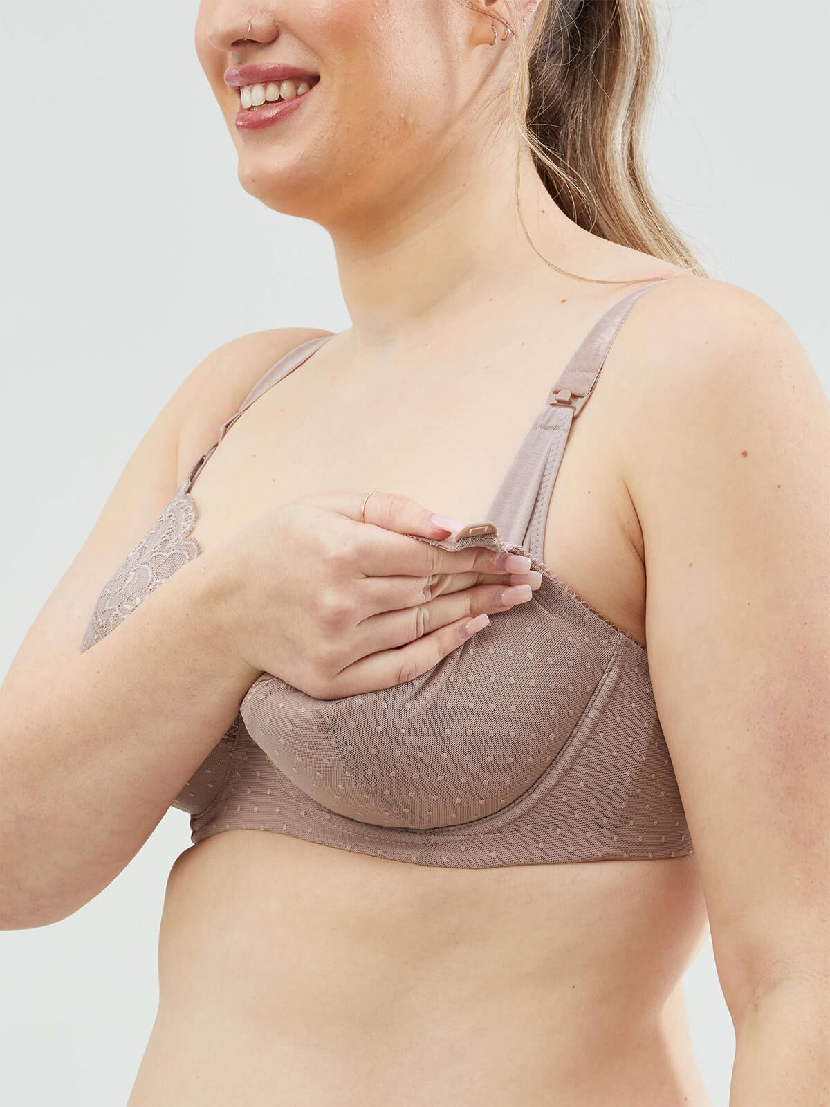 timtams nursing bra - taupe