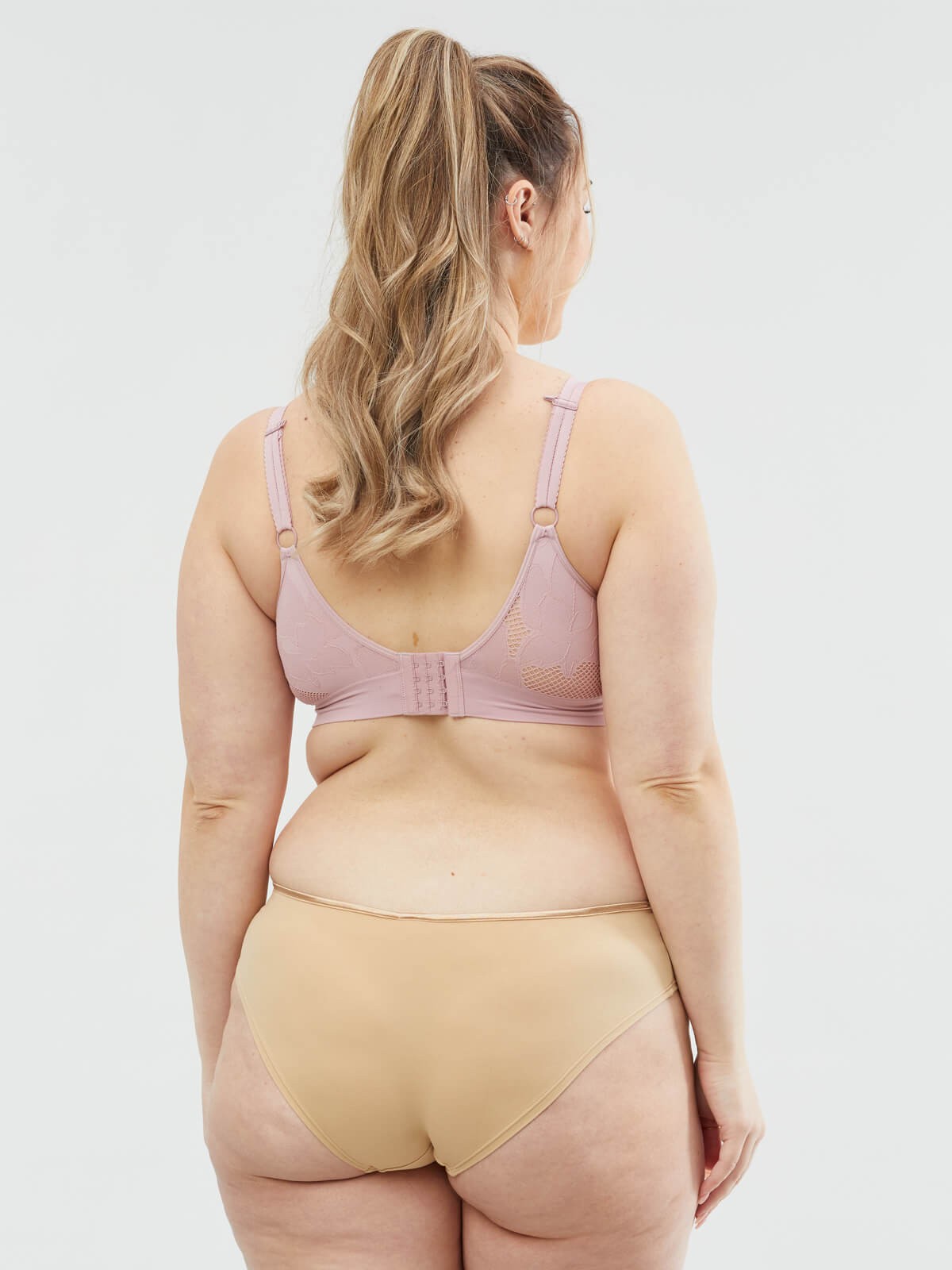 freckles recycled nursing bra - mauve