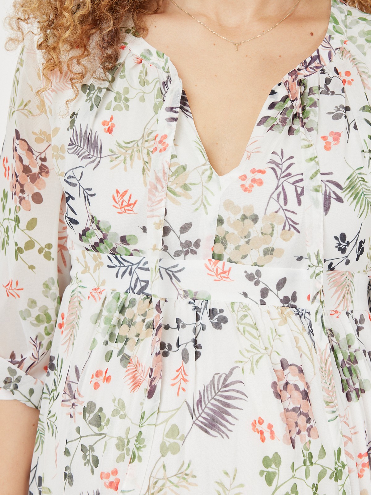 posie maternity dress - soft white