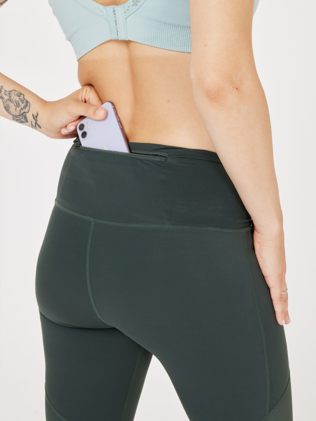 matcha maternity sports leggings - green