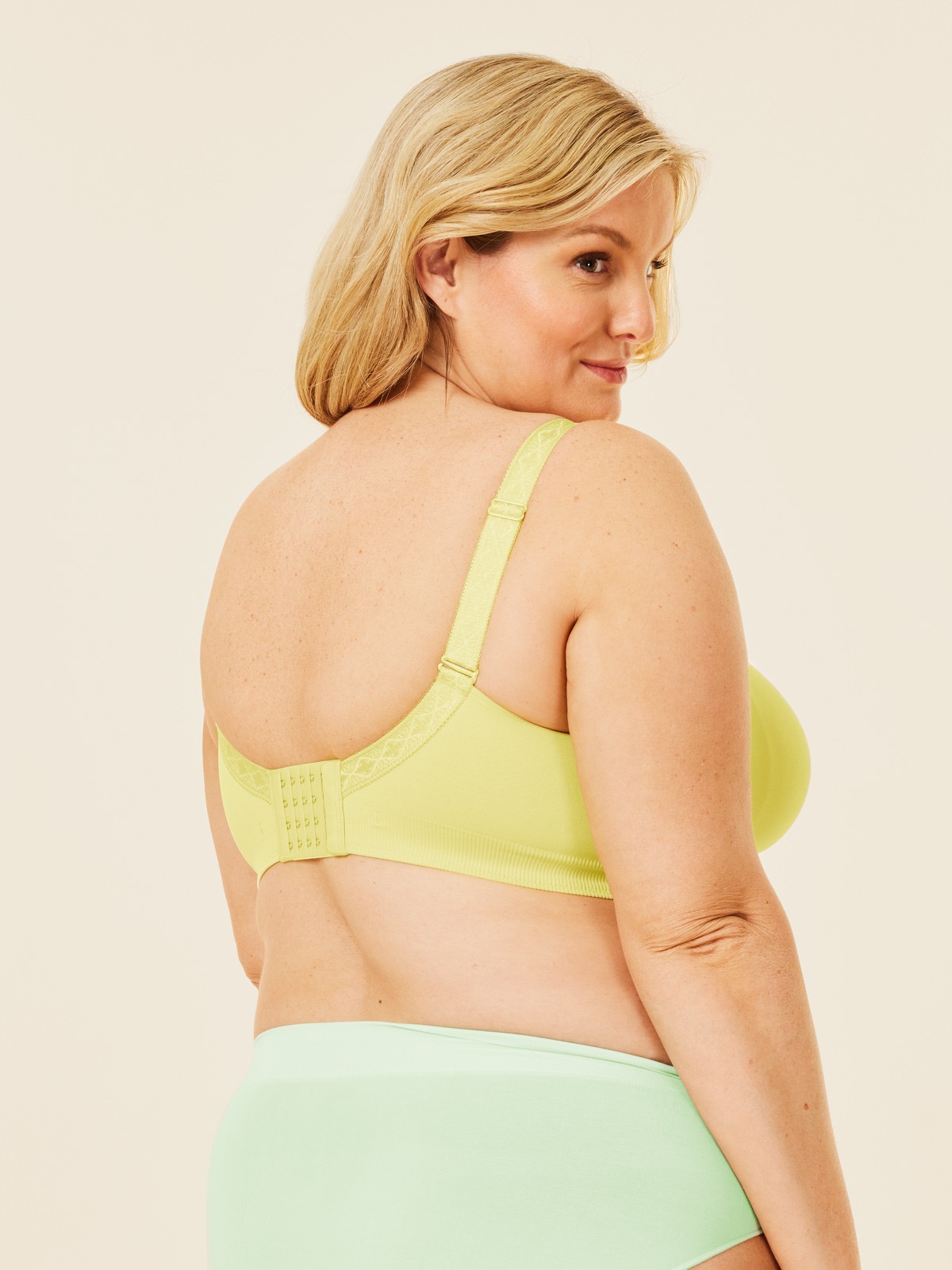 popping candy nursing bra - lemon