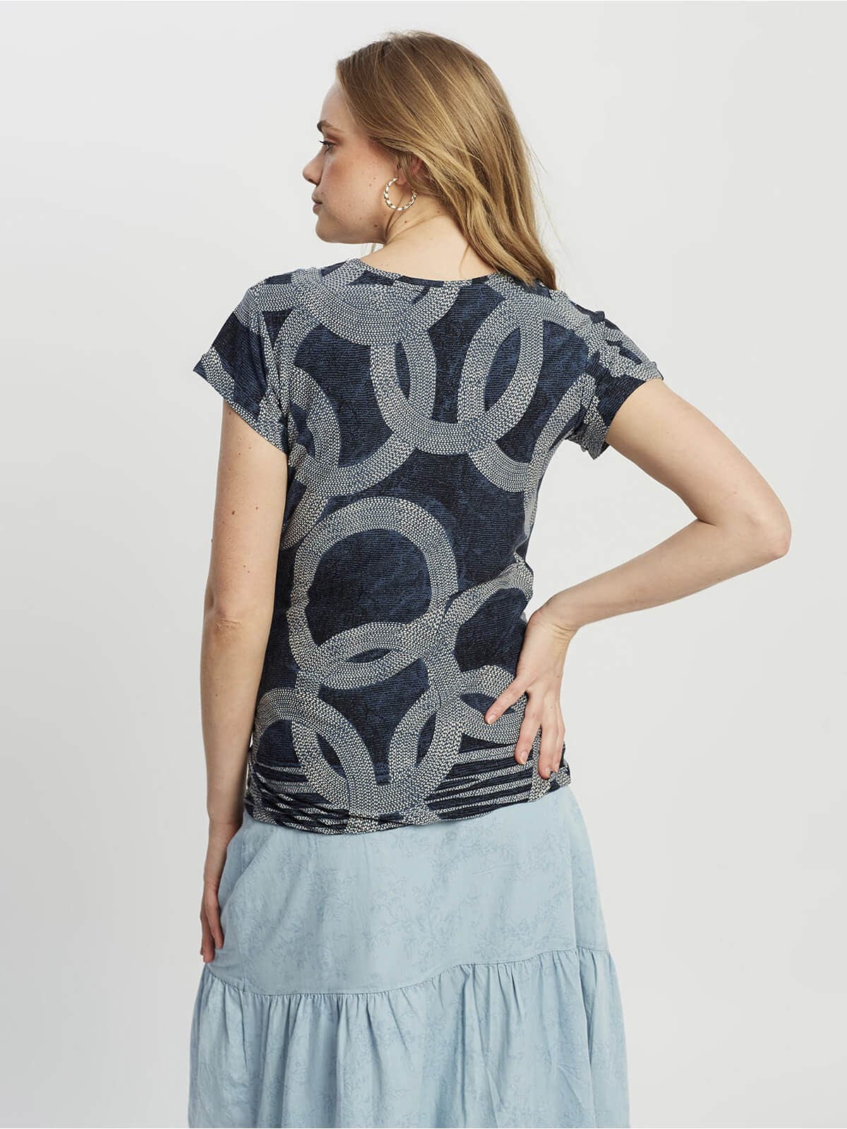 v-neck nursing top - dessin