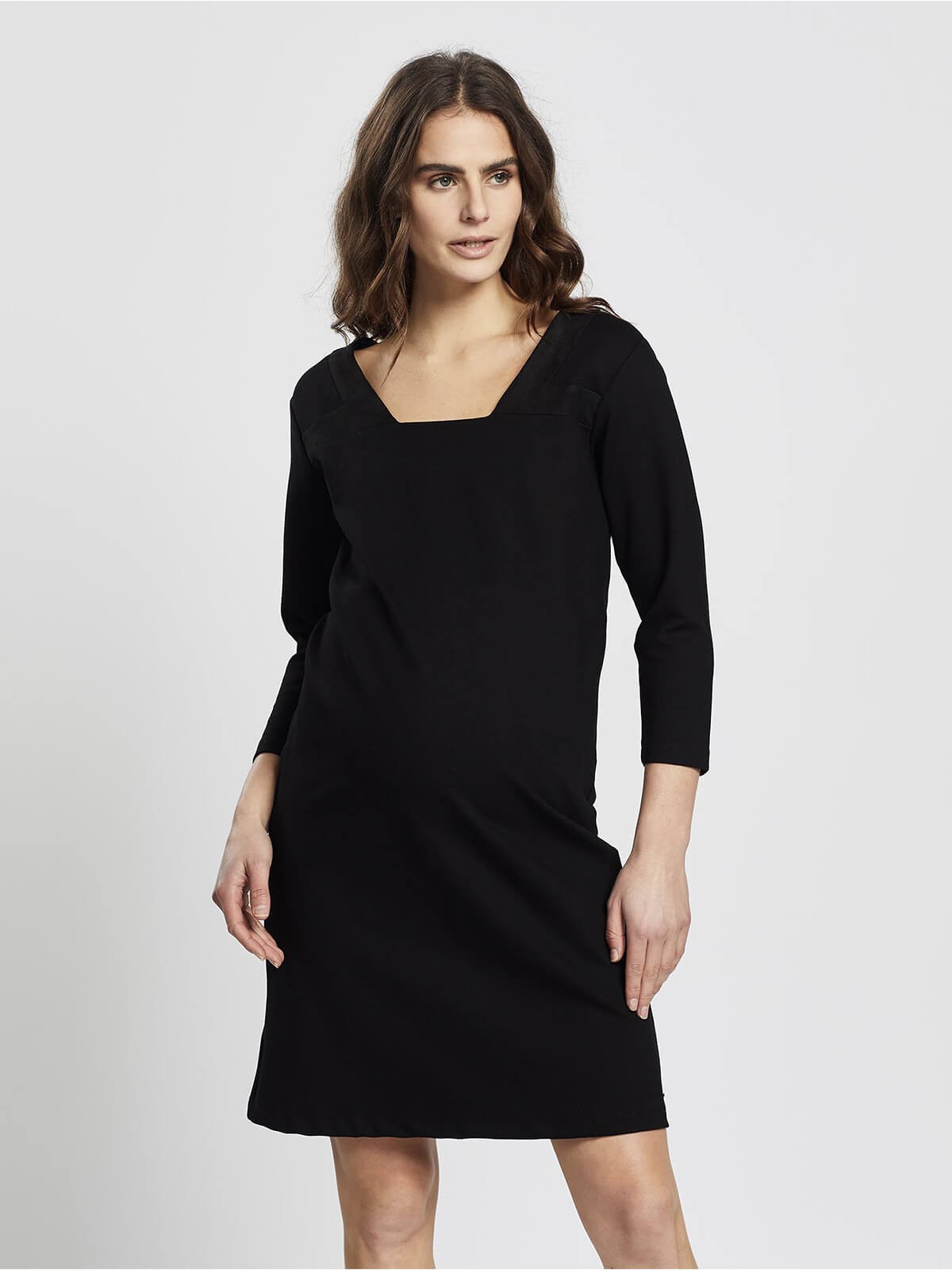 Cake Maternity Suede Maternity Dress