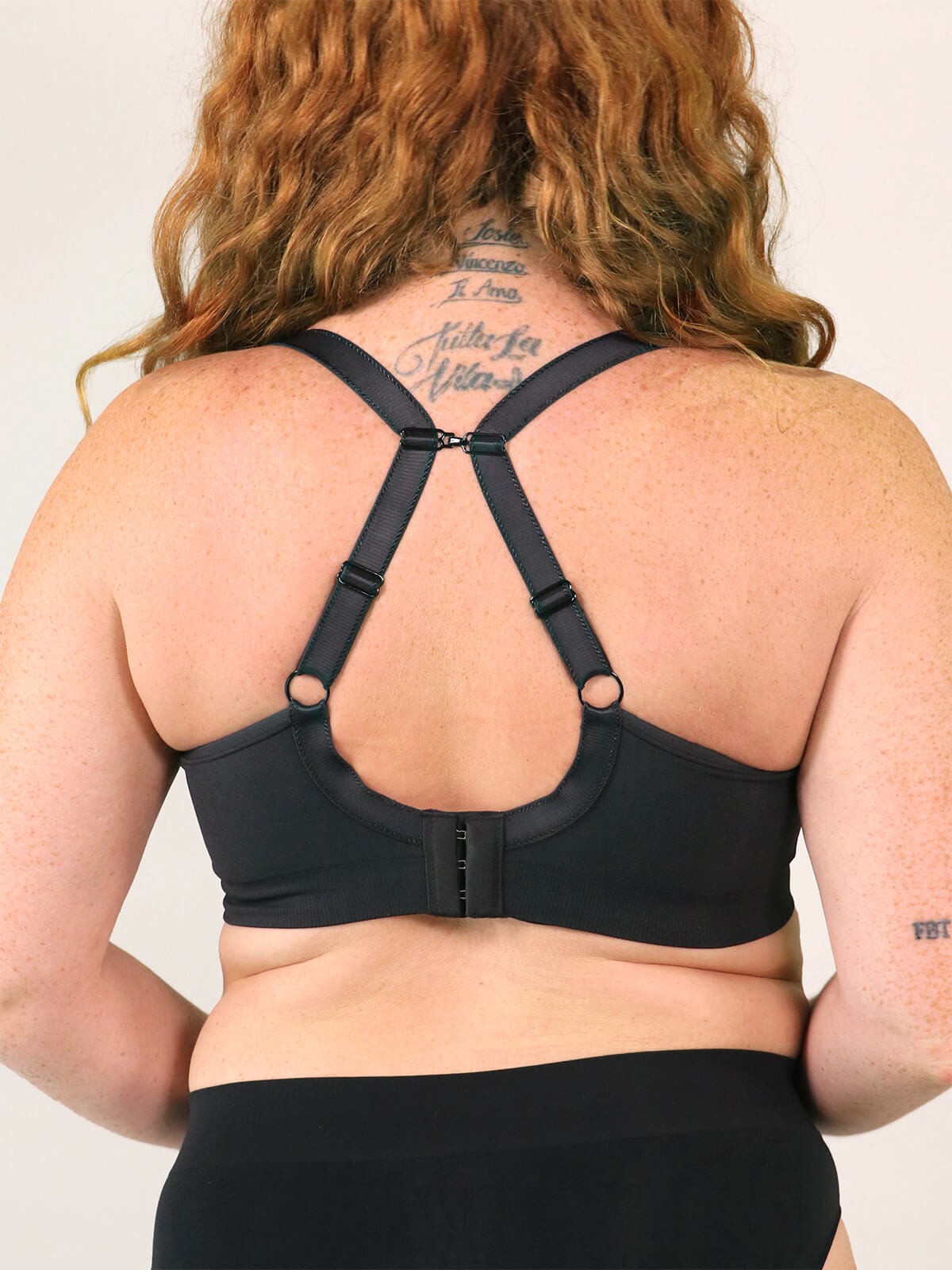 tiramisu nursing bra - black