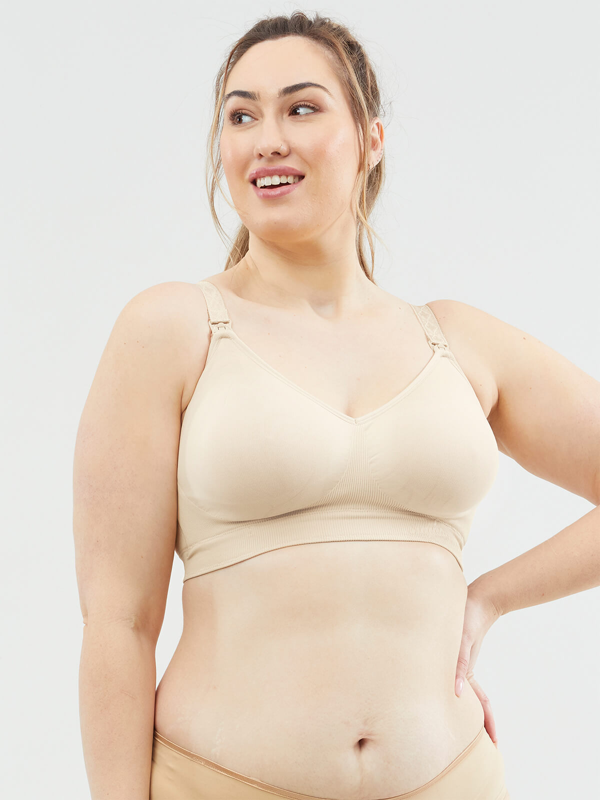 Popping Candy Busty Maternity & Nursing Bra (G - K Cup) - Cobalt Blue