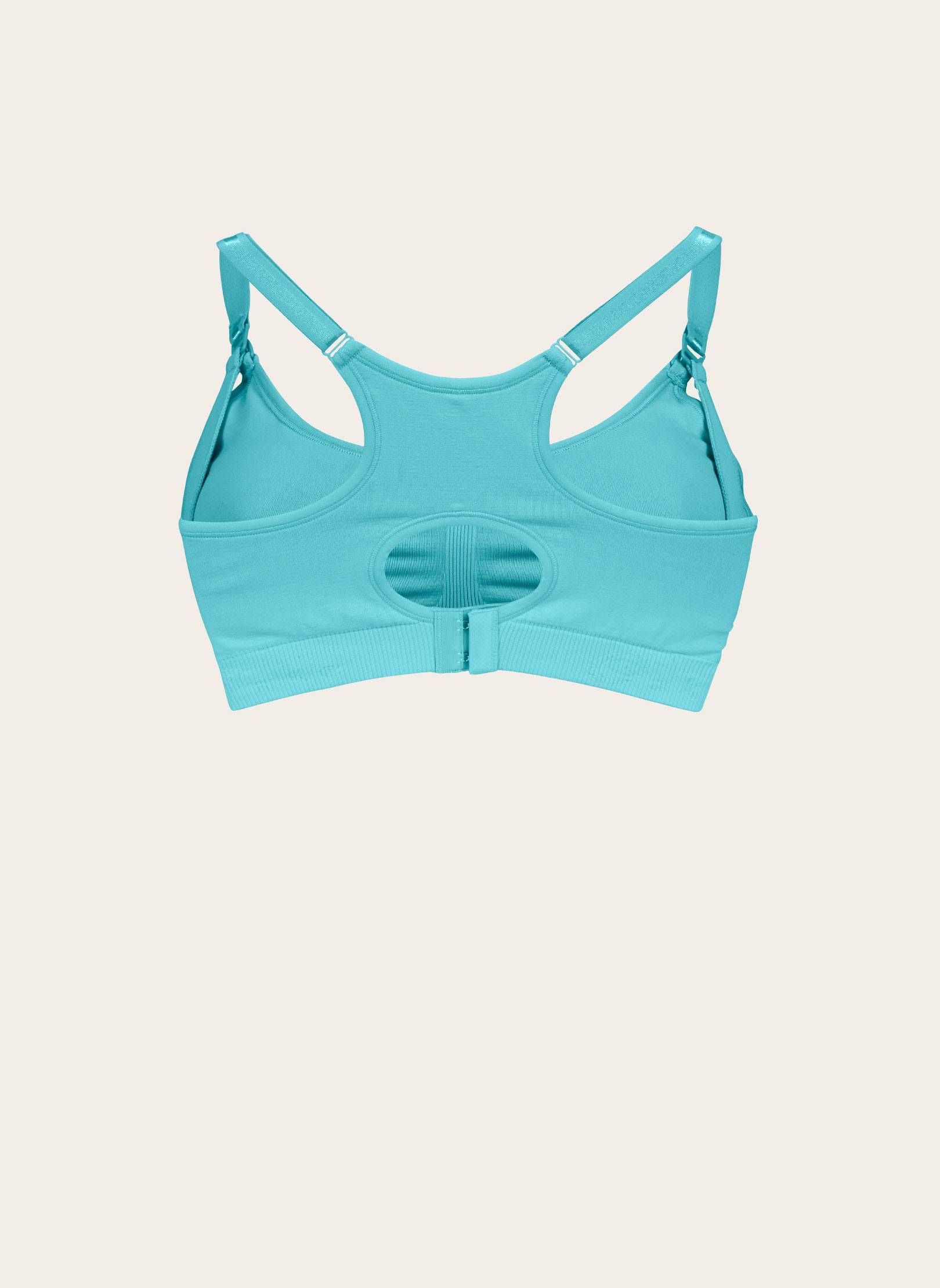 Aqua Cotton Candy Luxury Seamless Nursing Bra Cake Maternity