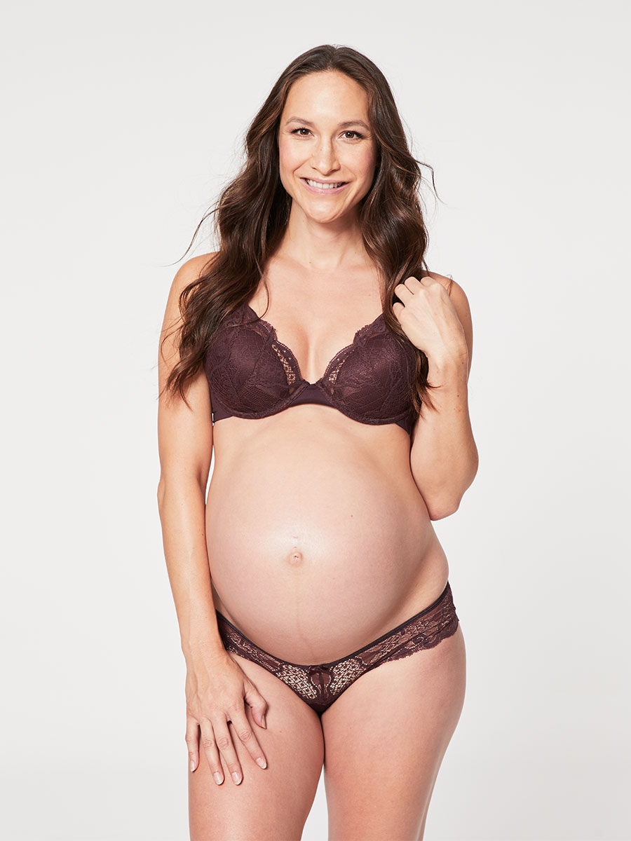 truffles nursing bra - brown