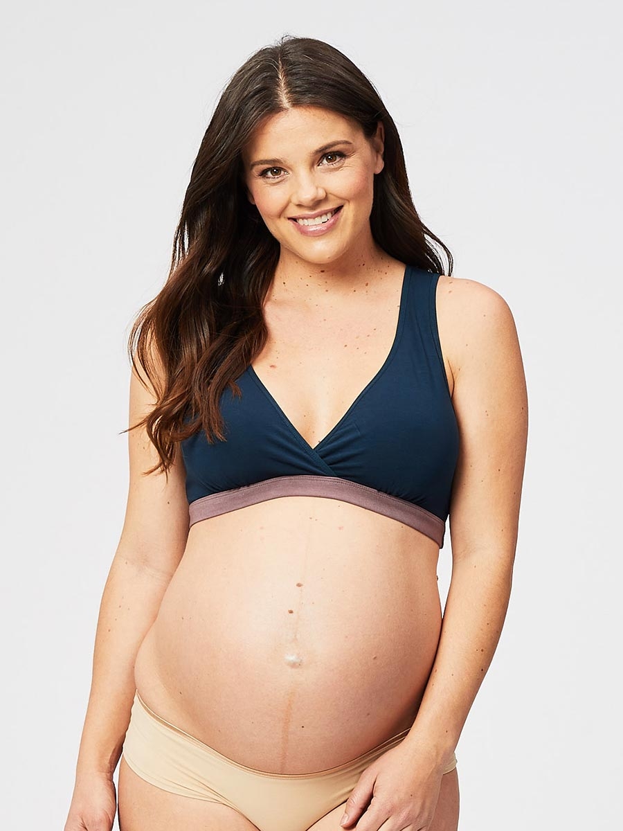 Milk Bamboo Sleep Nursing Bra - Mauve