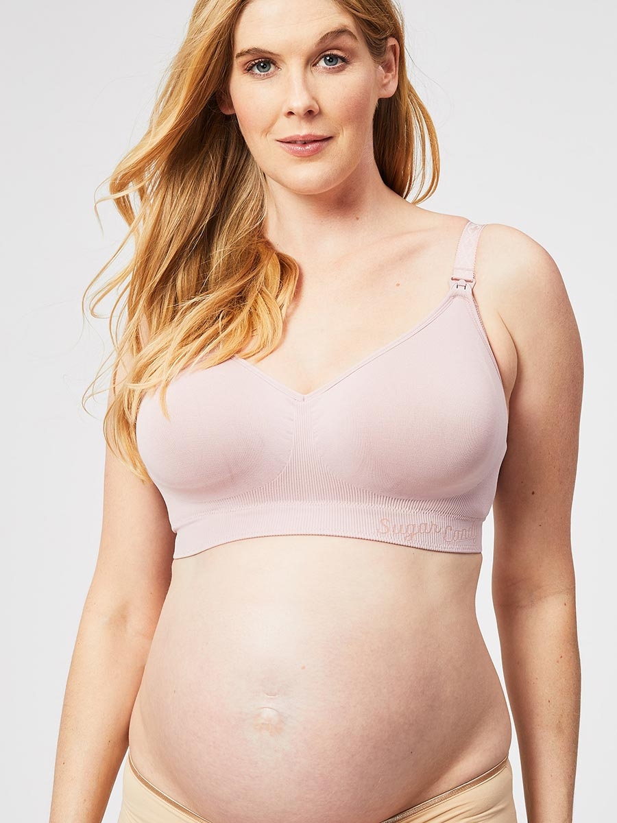 popping candy nursing bra - pink