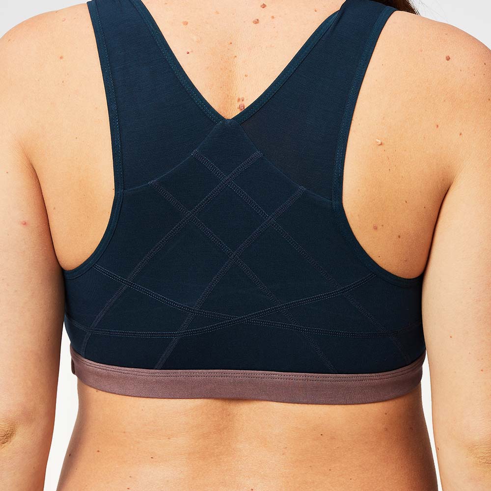 Reinforced racerback design for extra support