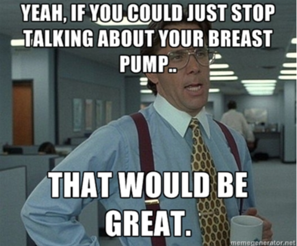 breast pump meme