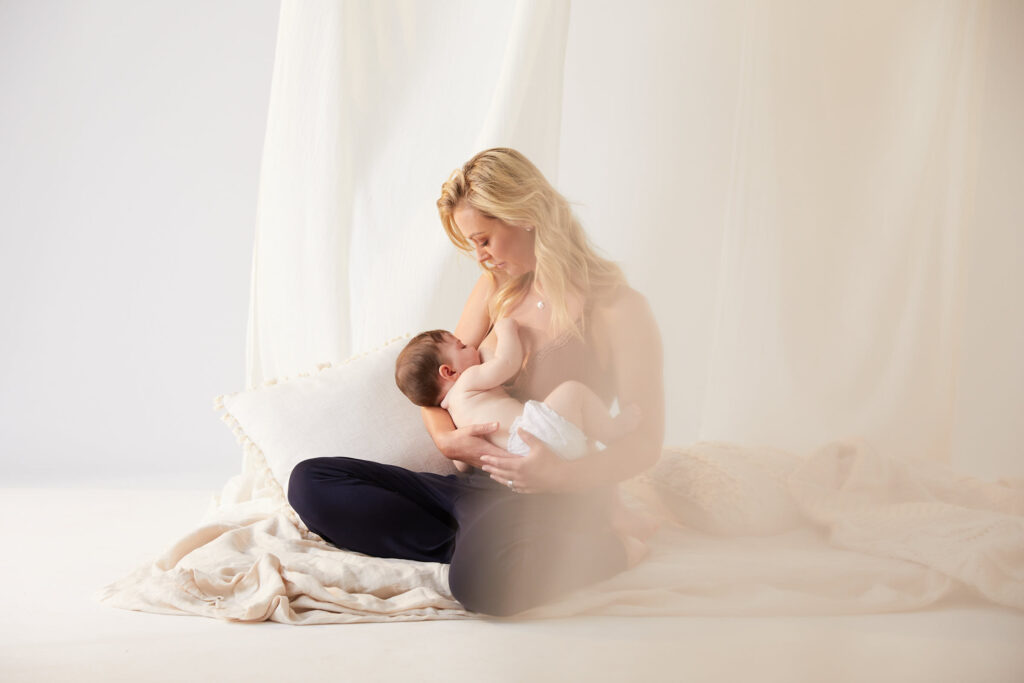 cross cradle breastfeeding position