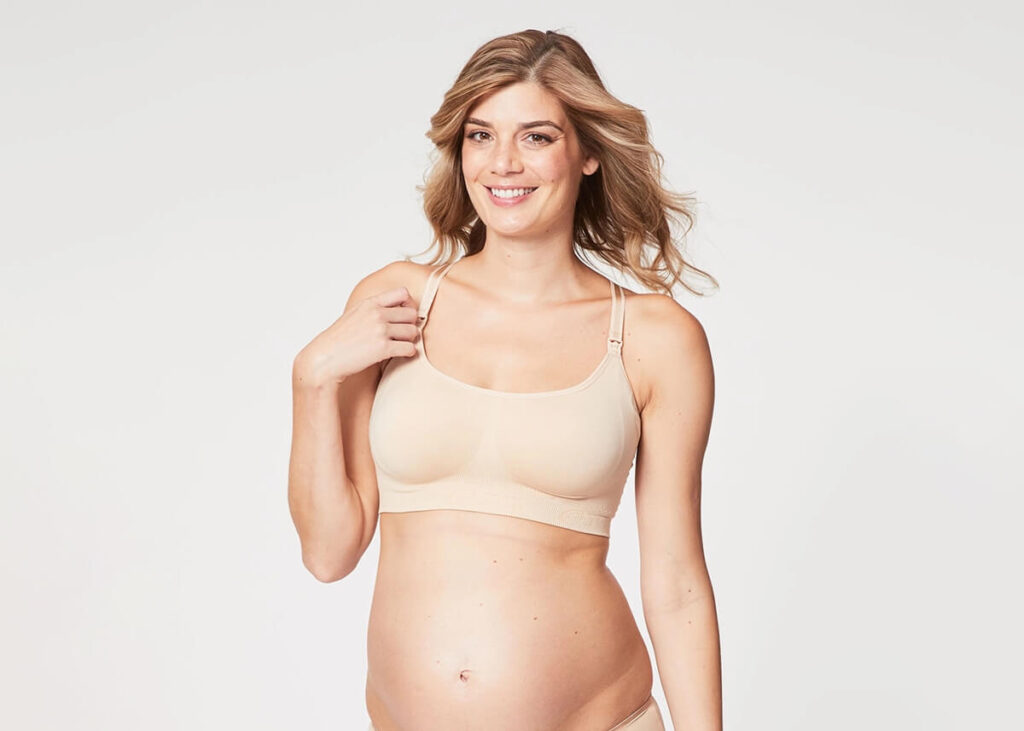 cotton candy nursing bra - beige