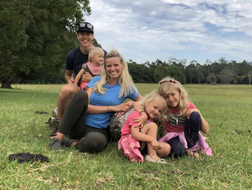 family outside