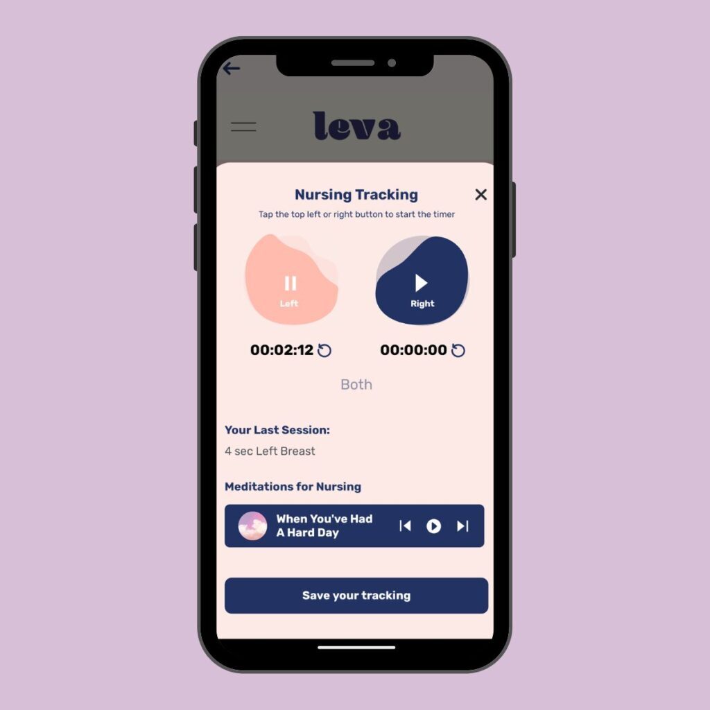 leva user profile - mobile