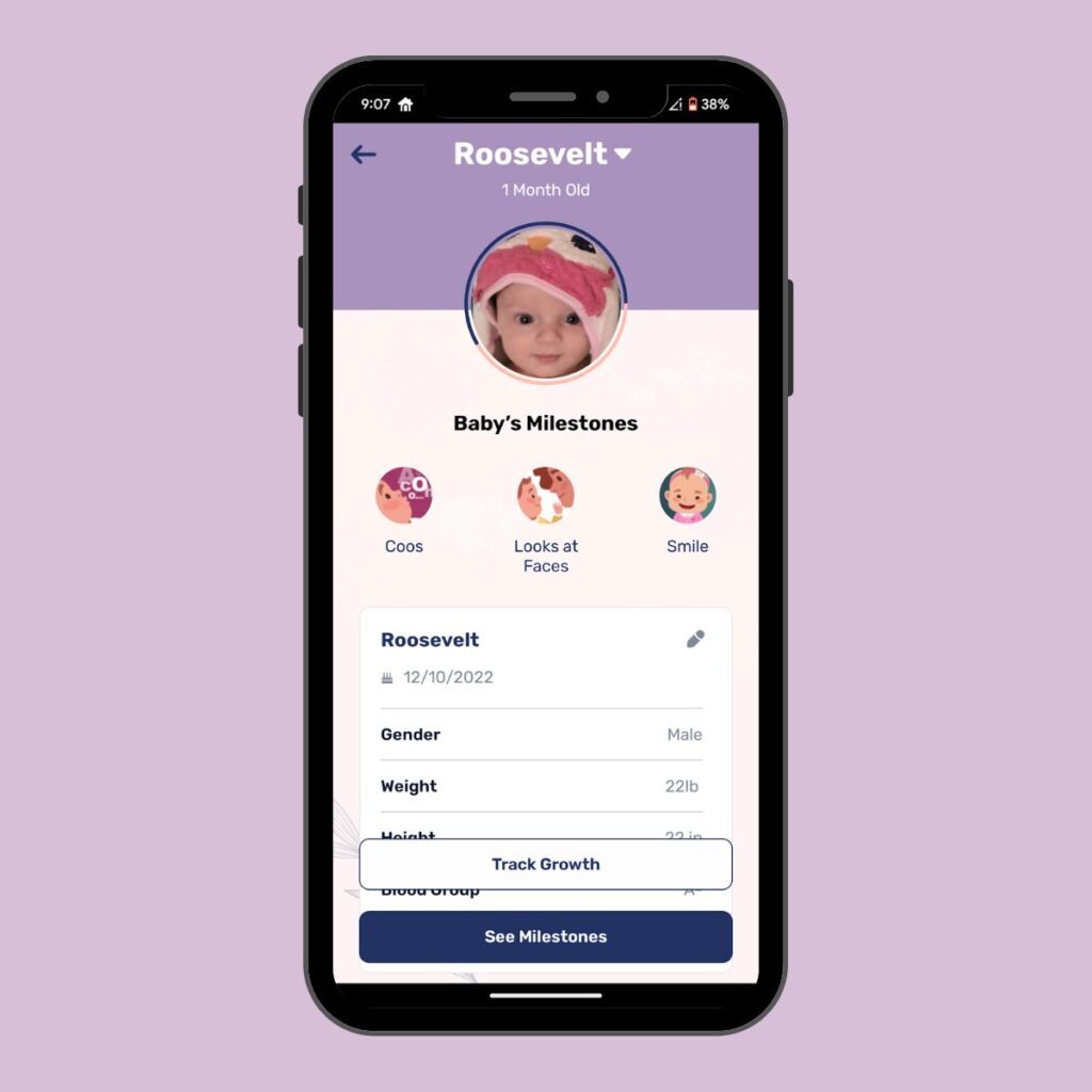 leva nursing tracking app