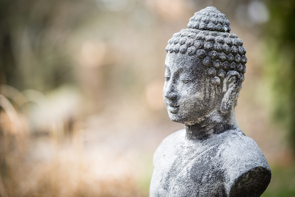 outdoor buddha statue