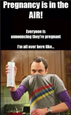 pregnancy is in the air