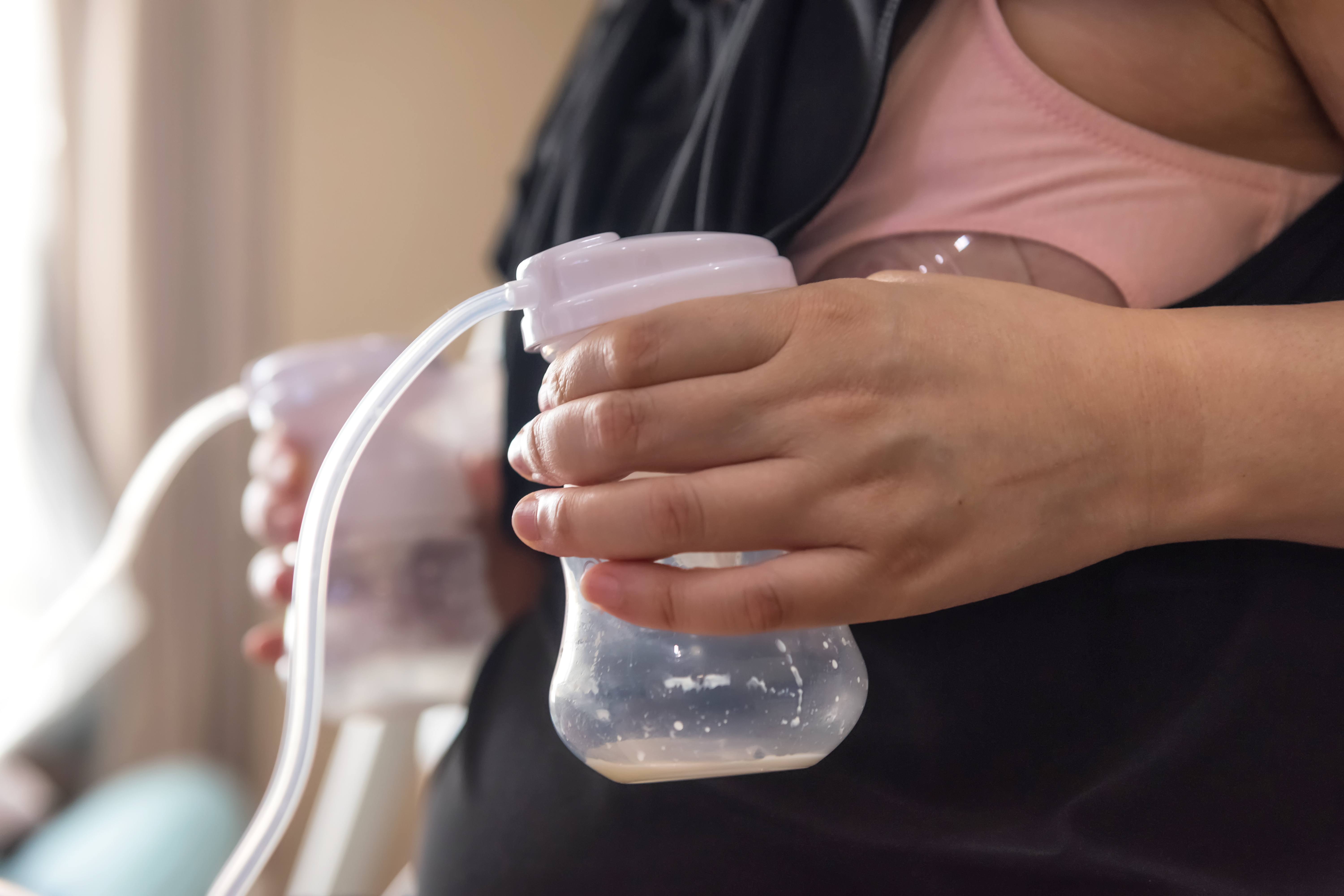 pumping breast milk