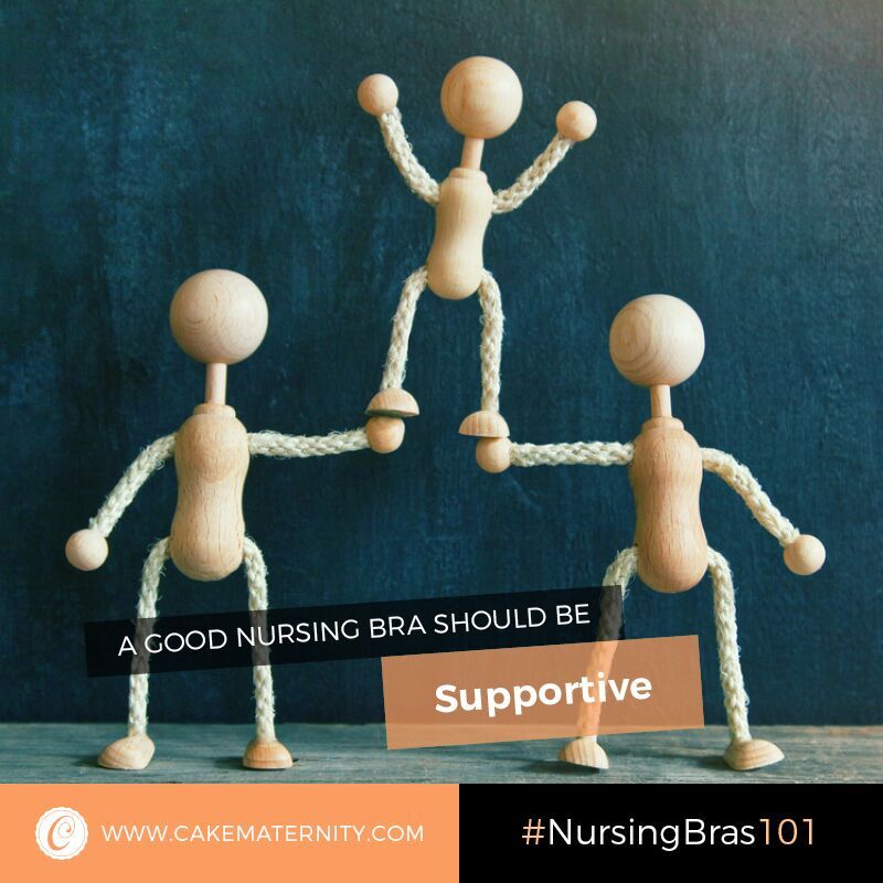 supportive nursing bra